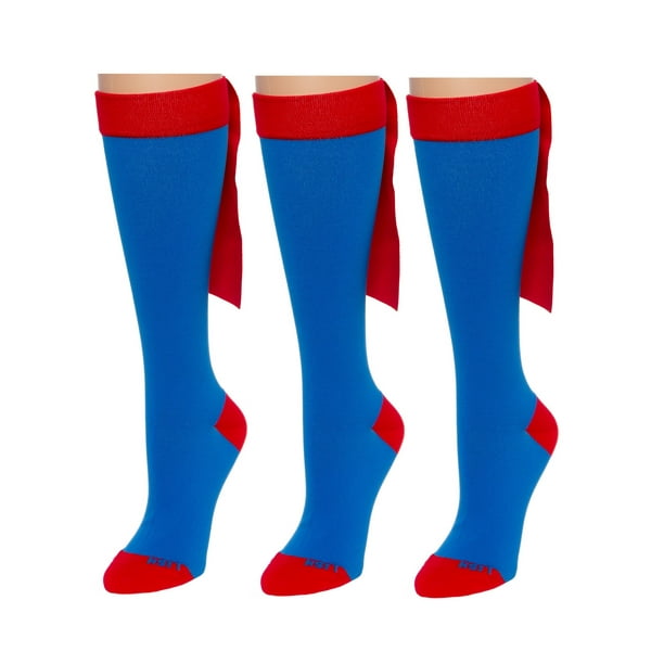 Graduated 15-25 mmHg Knee-Hi Socks LISH Superhero Compression Socks Graduated 15-25 mmHg Knee-Hi Socks LISH Superhero Compression Socks
